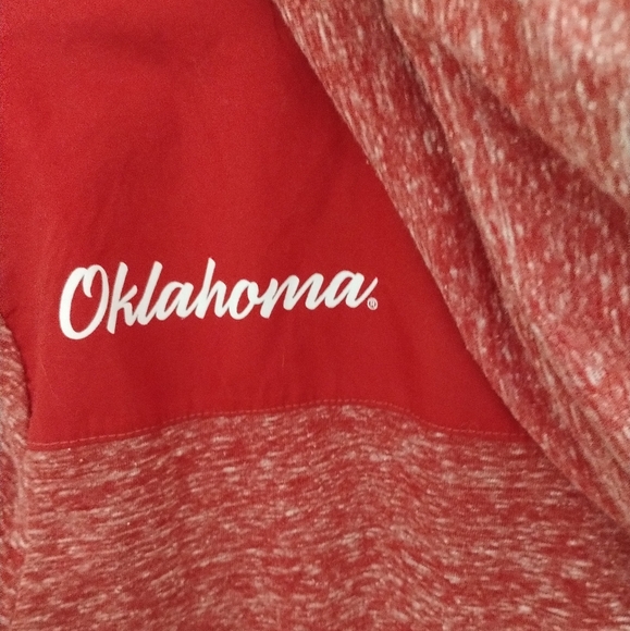 Oklahoma Sooners Marled Lightweight Hoodie - Picture 3 of 14